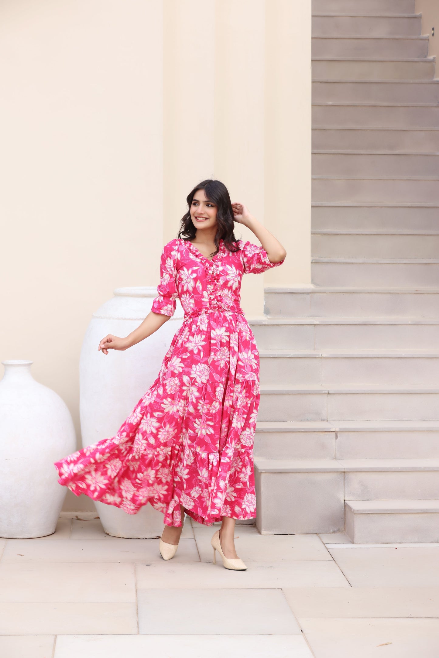 Pink Petal Perfection Dress