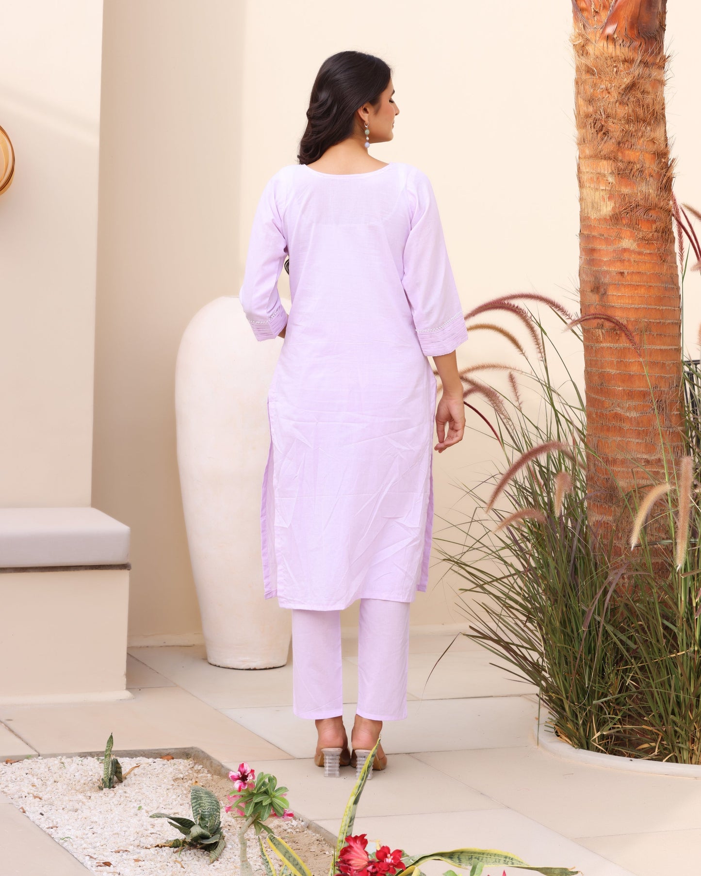 Breezy Beauty Cotton Suit Set