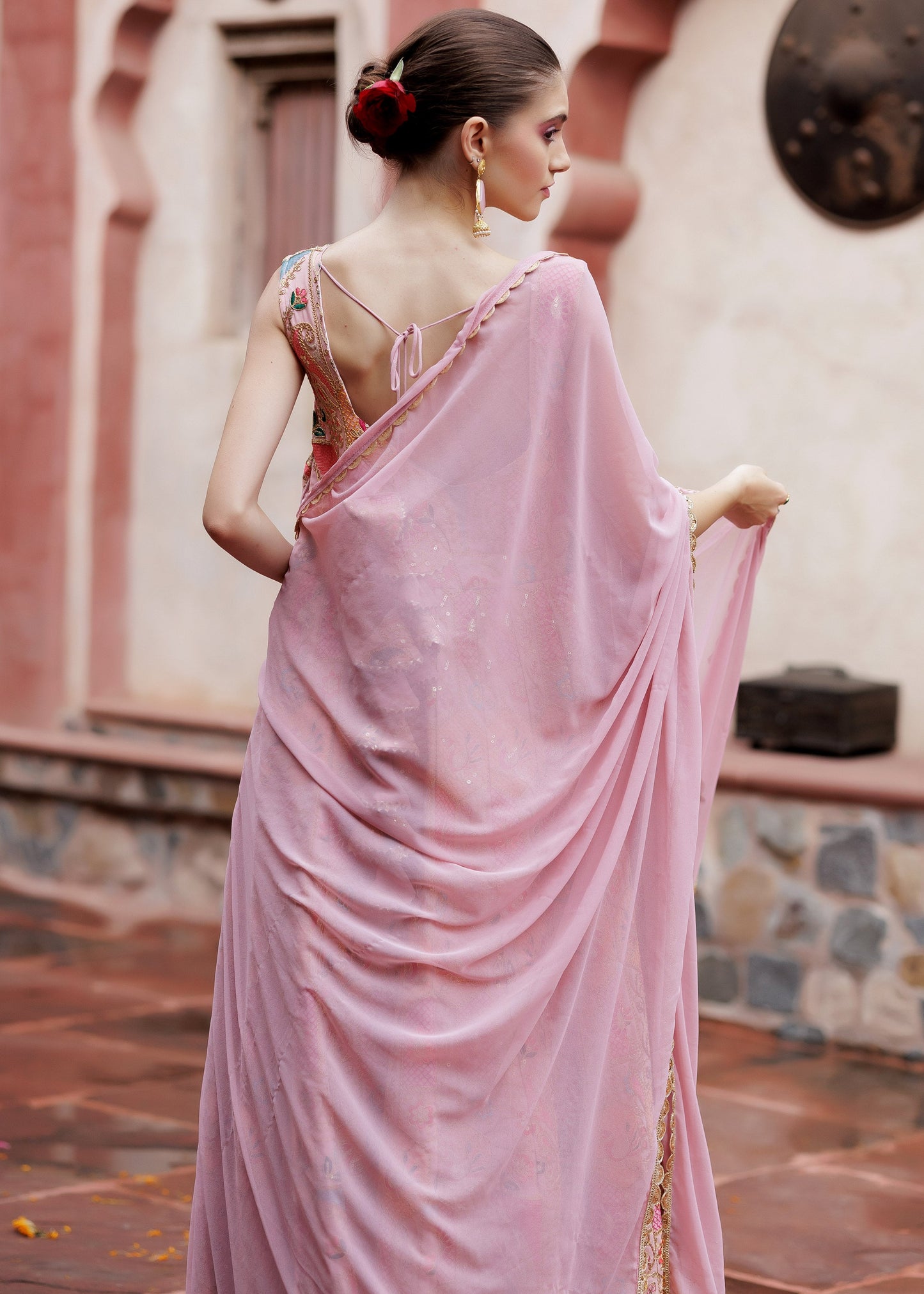 Zari Dream Pastel Anarkali Suit Set