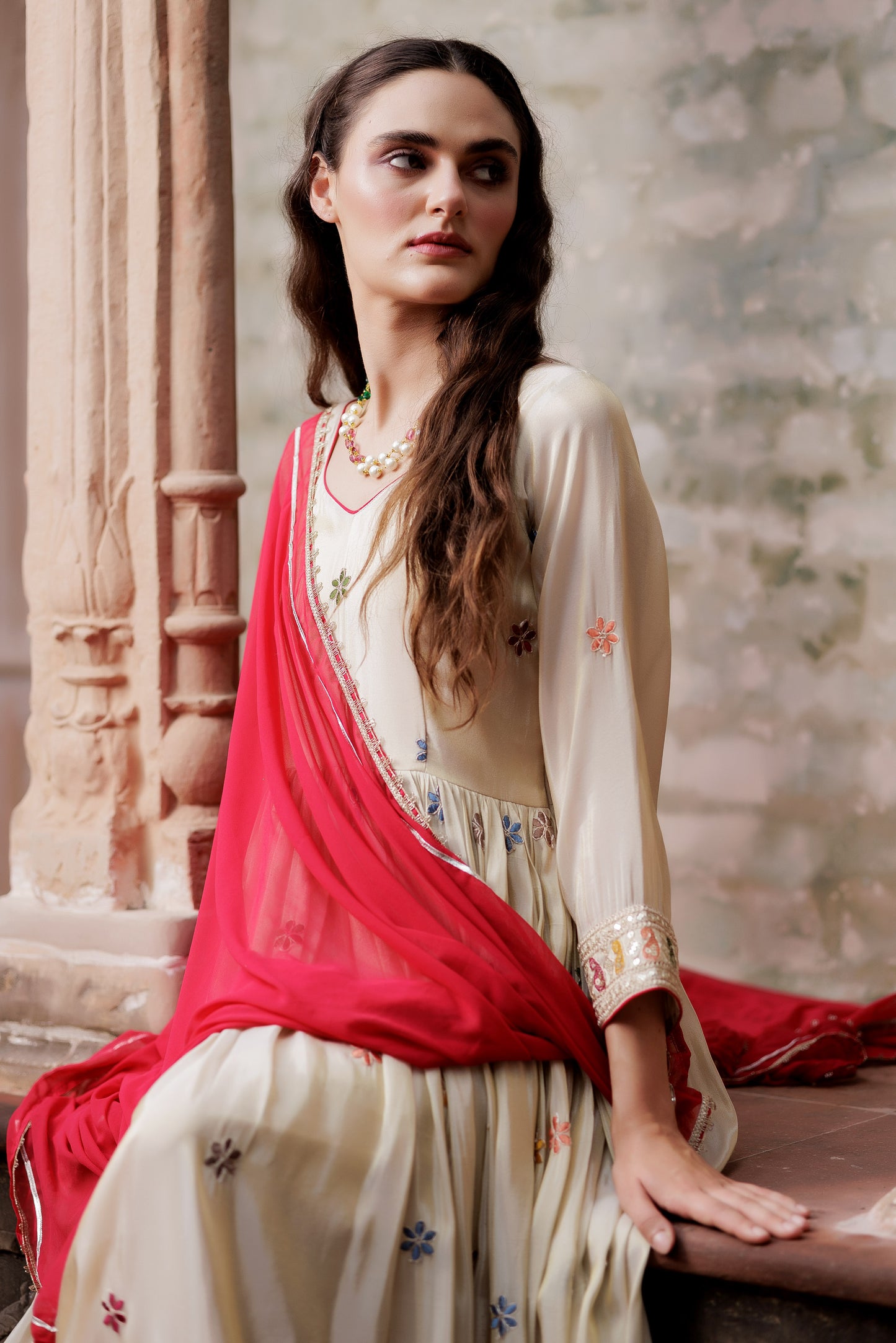 Buttercream Ivory Festive Maxi Set