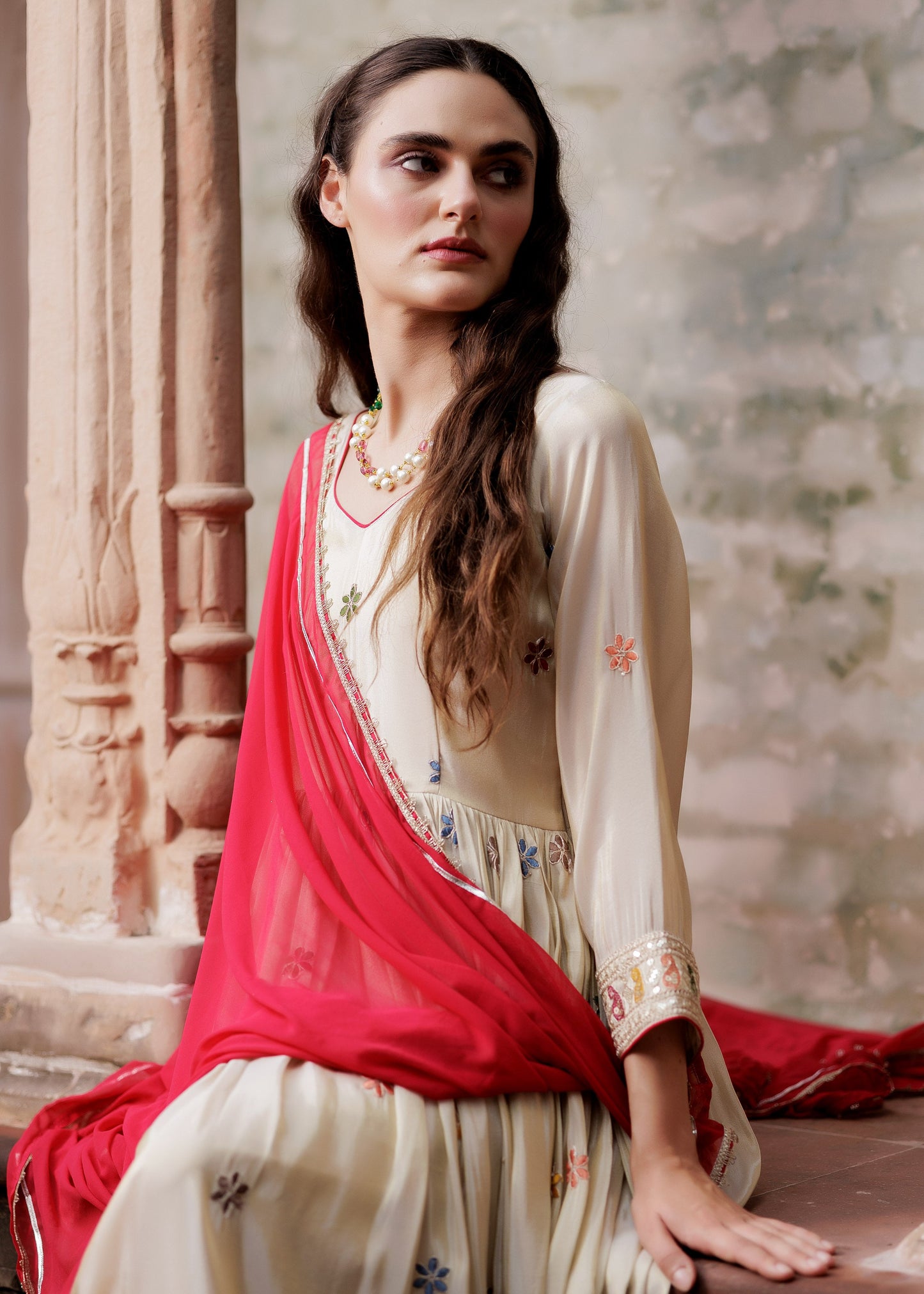 Buttercream Ivory Festive Maxi Set