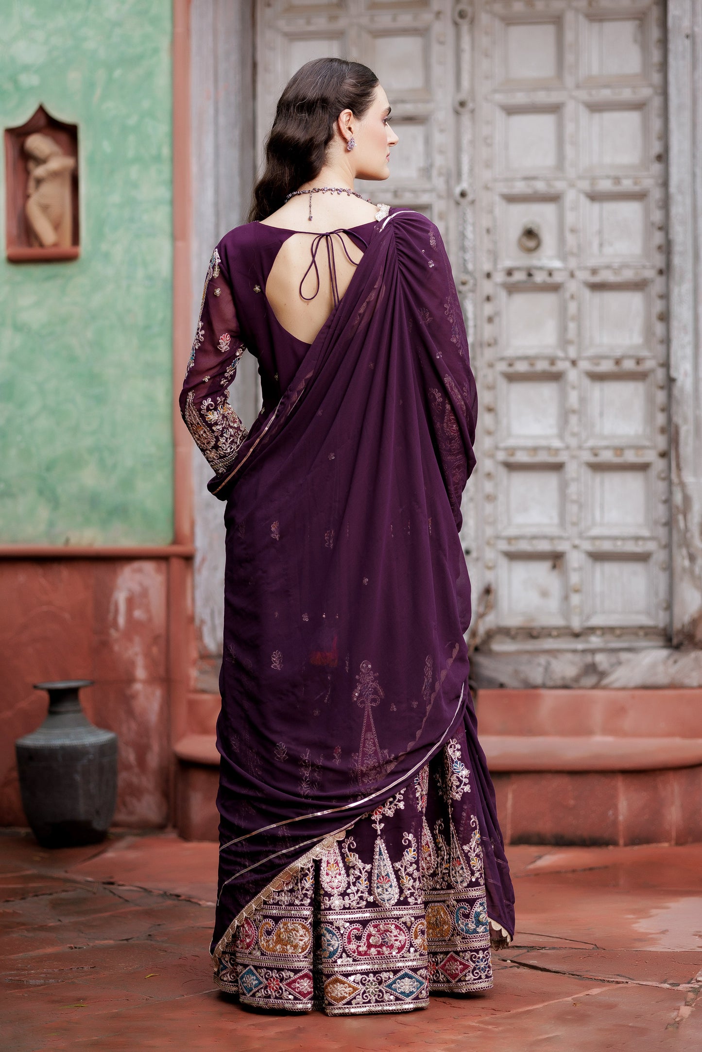 Gulzaar Festive Embroidered Maxi Dress