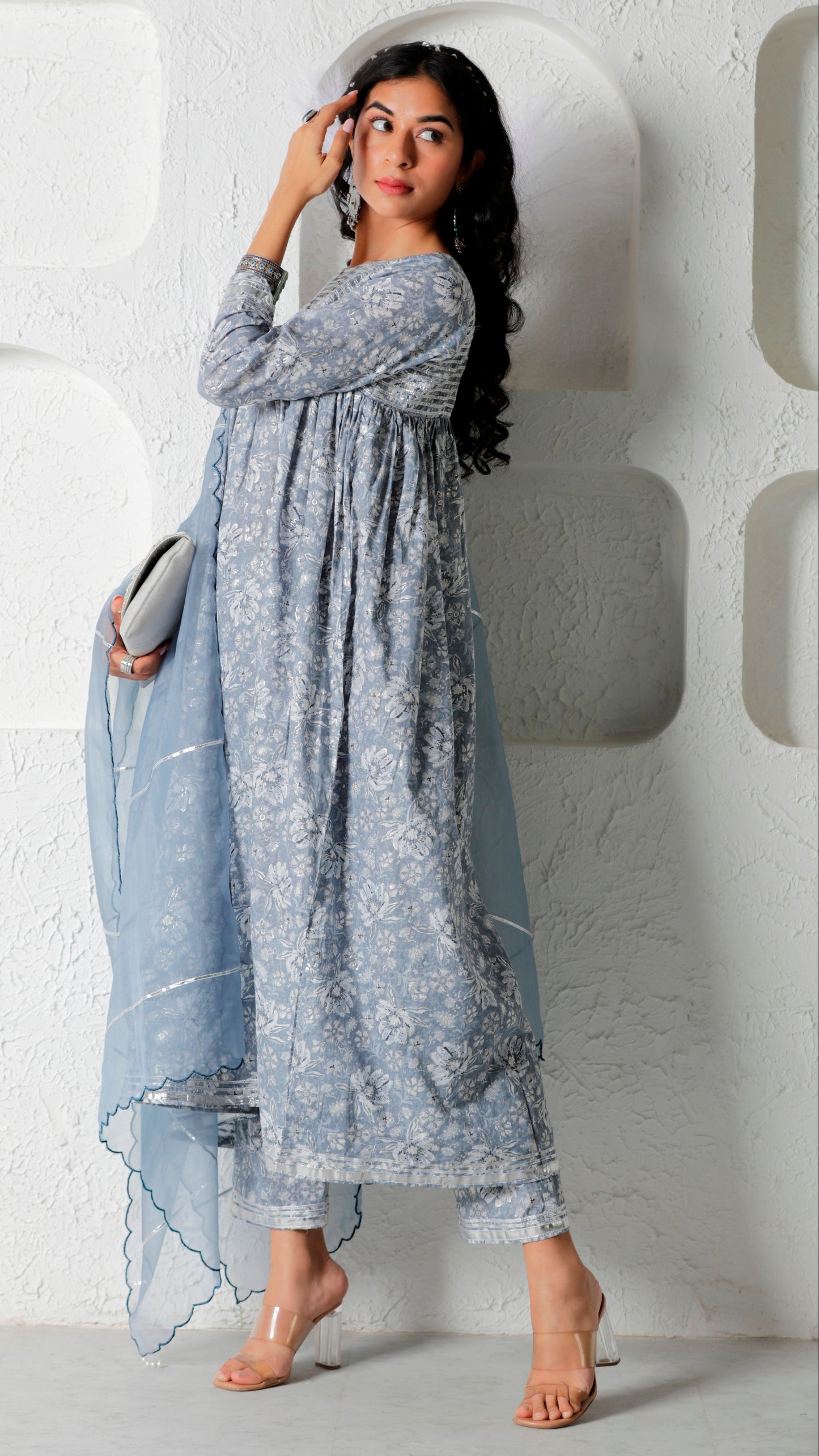 Ocean Oasis Kurta Suit Set