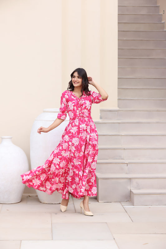Pink Petal Perfection Dress