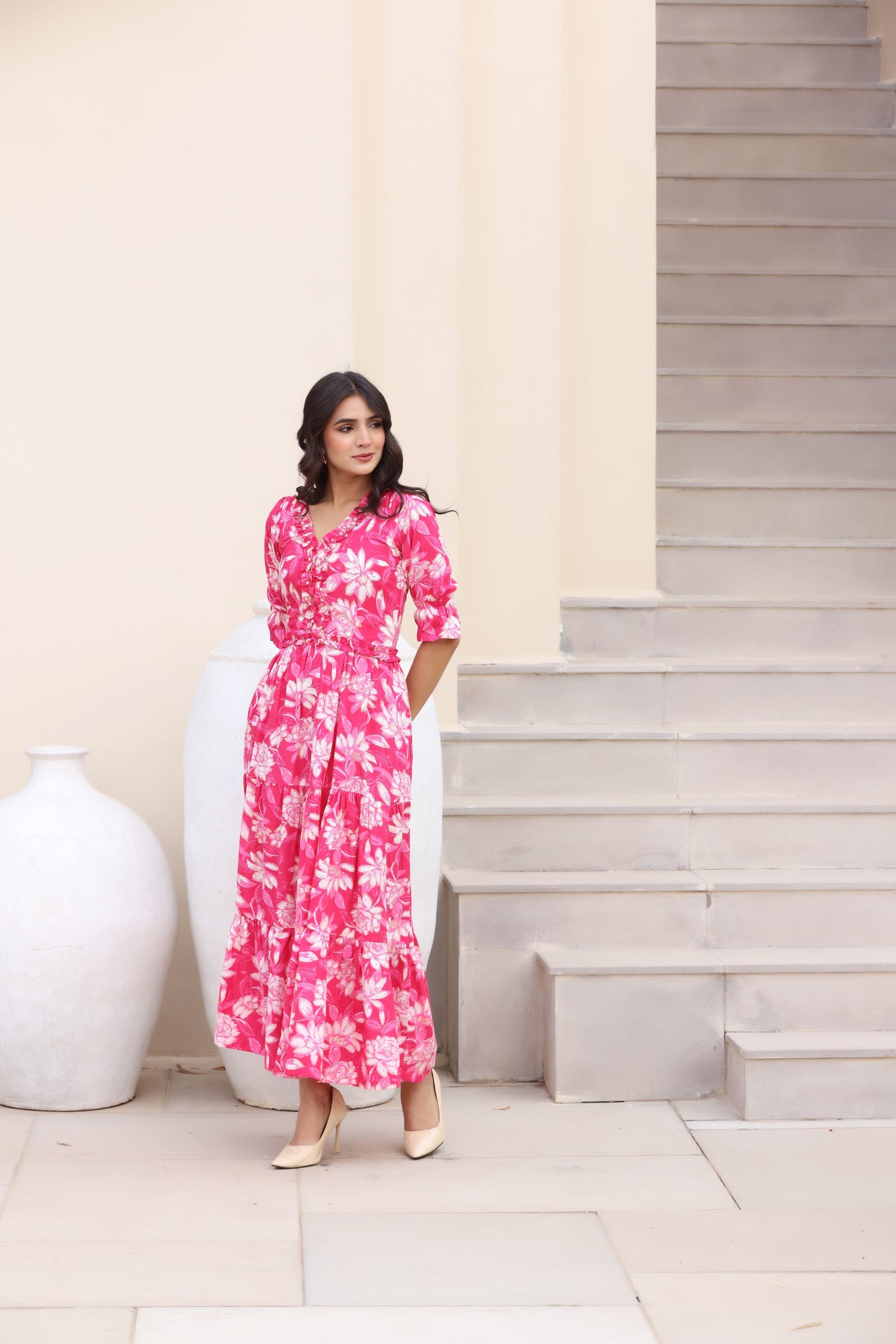 Pink Petal Perfection Dress