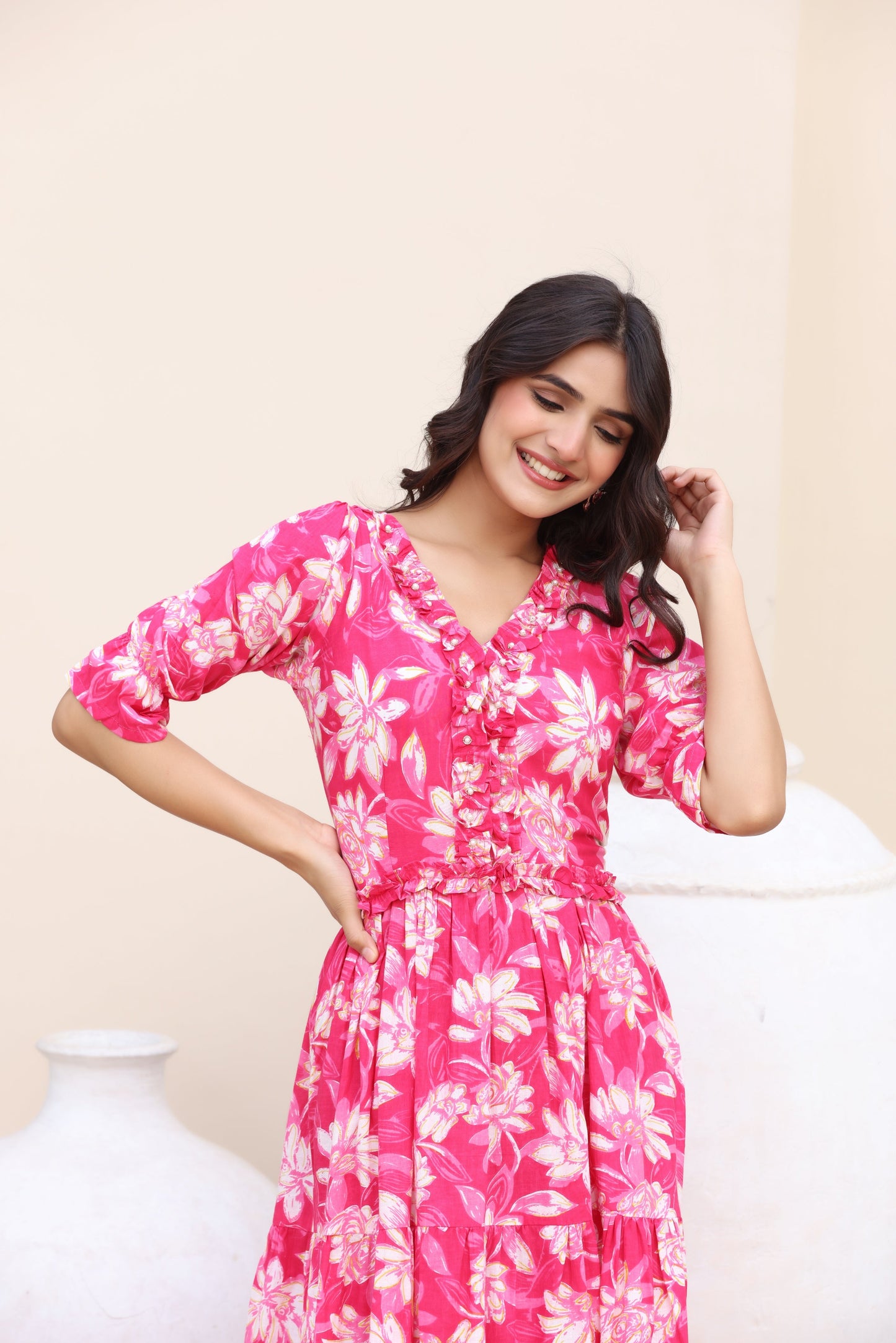 Pink Petal Perfection Dress