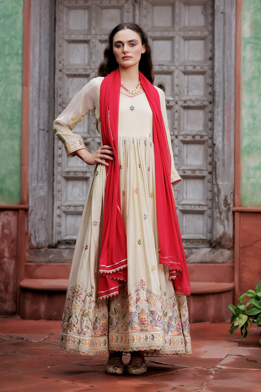 Buttercream Ivory Festive Maxi Set