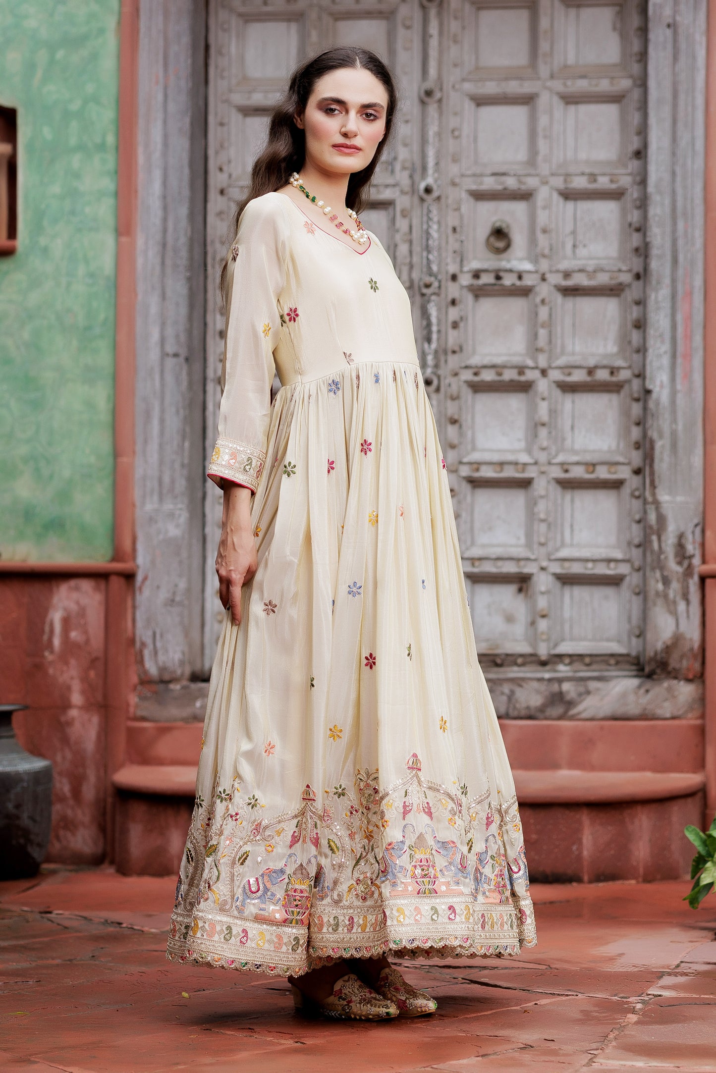 Buttercream Ivory Festive Maxi Set