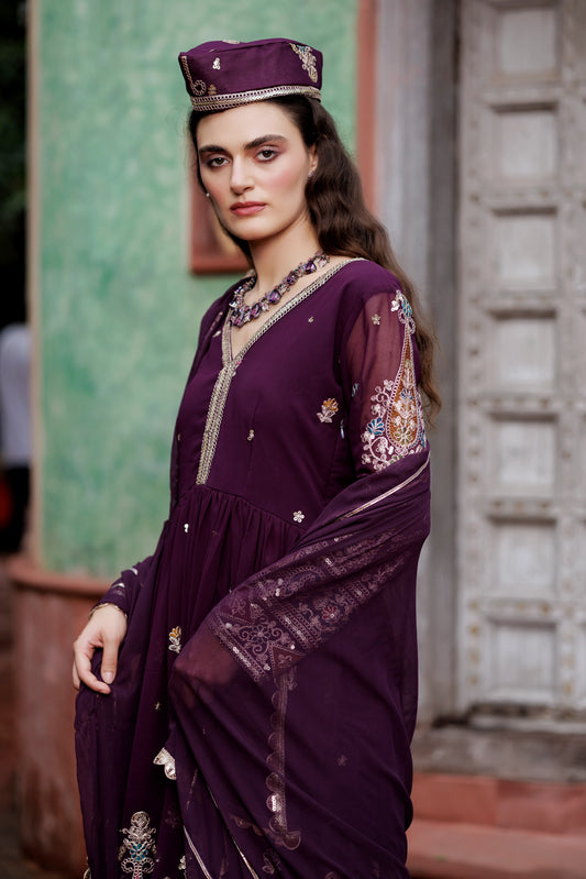 Gulzaar Festive Embroidered Maxi Dress