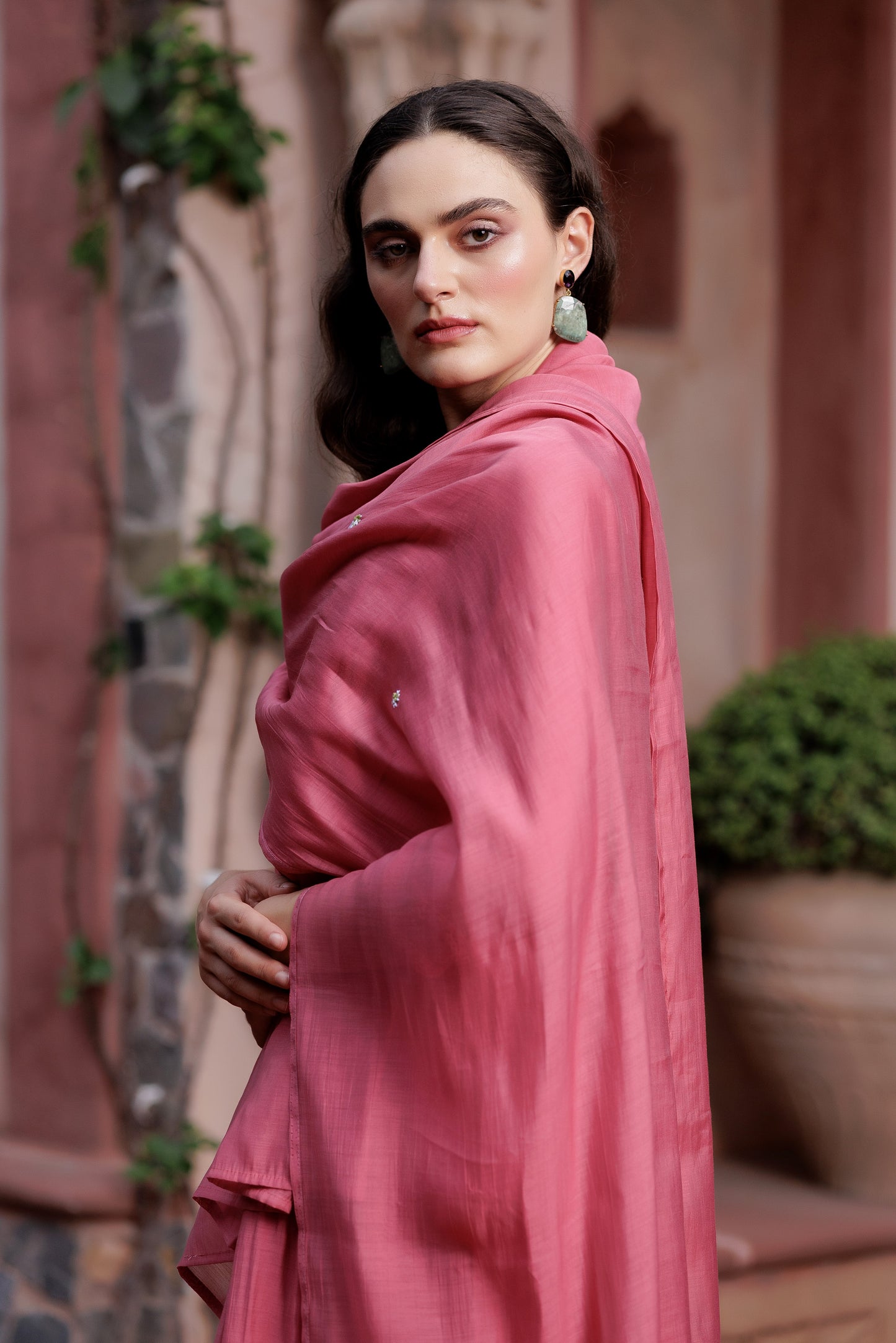 Naira Blush Pink Festive Suit Set