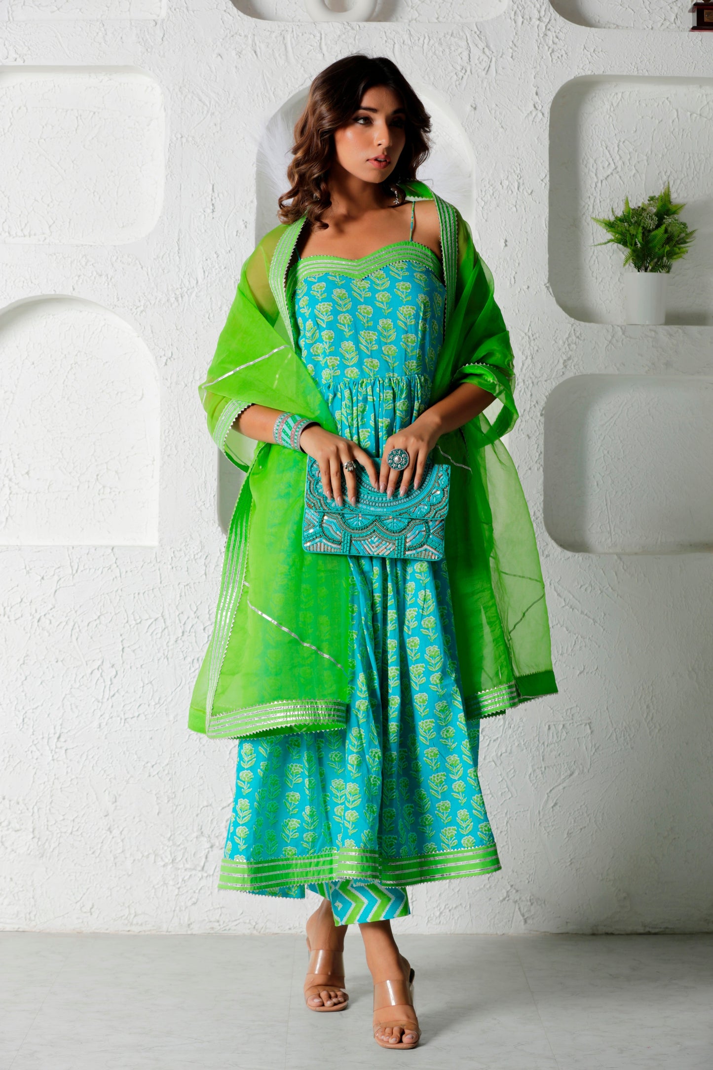 Lemonade Lagoon Kurta Suit Set