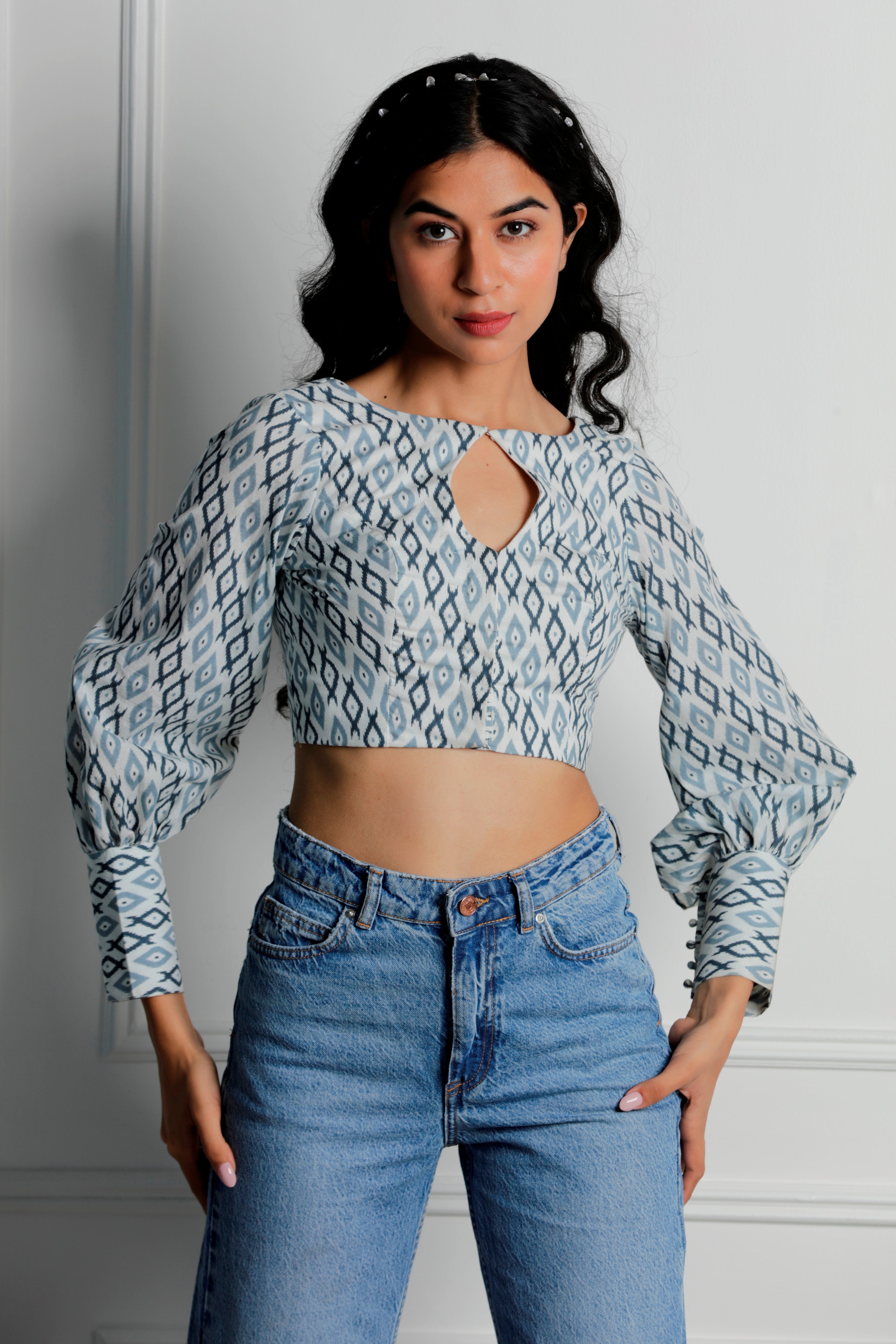 Mojito Madness Cotton Printed Top Ocean Ethnic